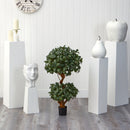 3’ Sweet Bay Double Ball Topiary Artificial Tree