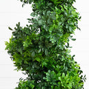 3’ UV Resistant Boxwood Spiral Topiary Artificial Tree in Decorative Planter (Indoor/Outdoor)