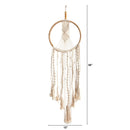 3’ x 1’ Boho Macrame Dreamcatcher Wall Hanging Decor