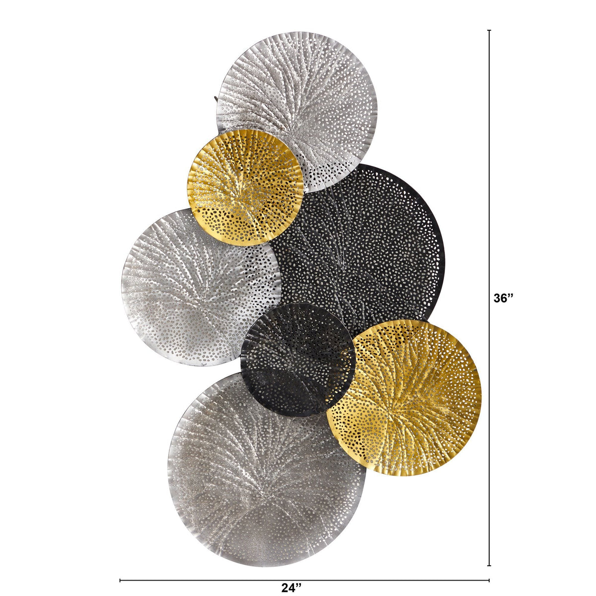 3’ x 2’ Layered Metal Wall Art Decor, photo 2 of 4