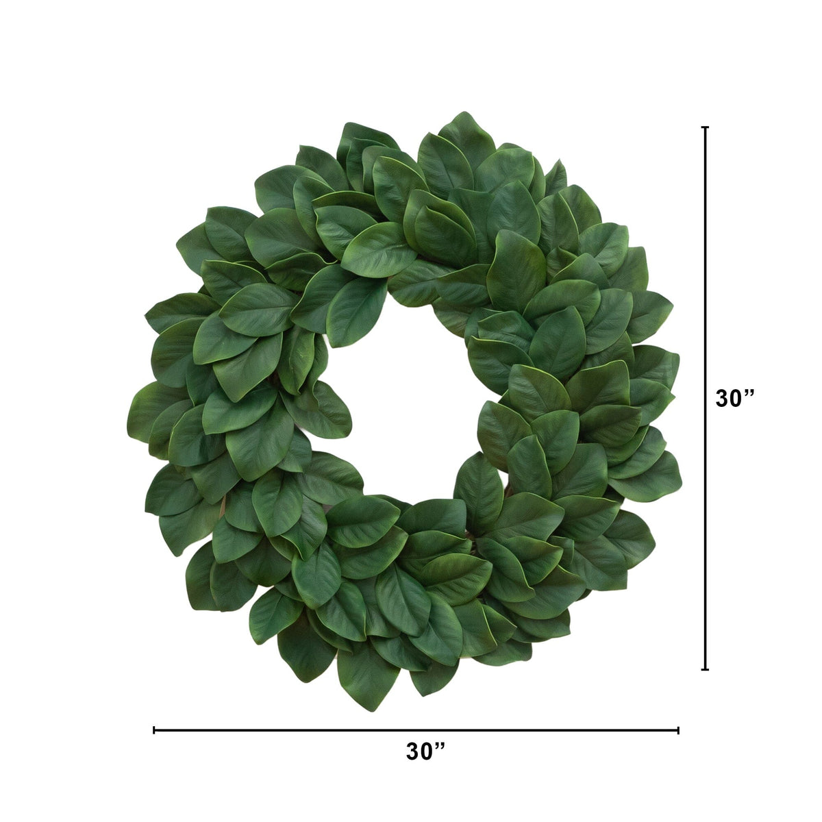 30” Magnolia Artificial Wreath, photo 3 of 3