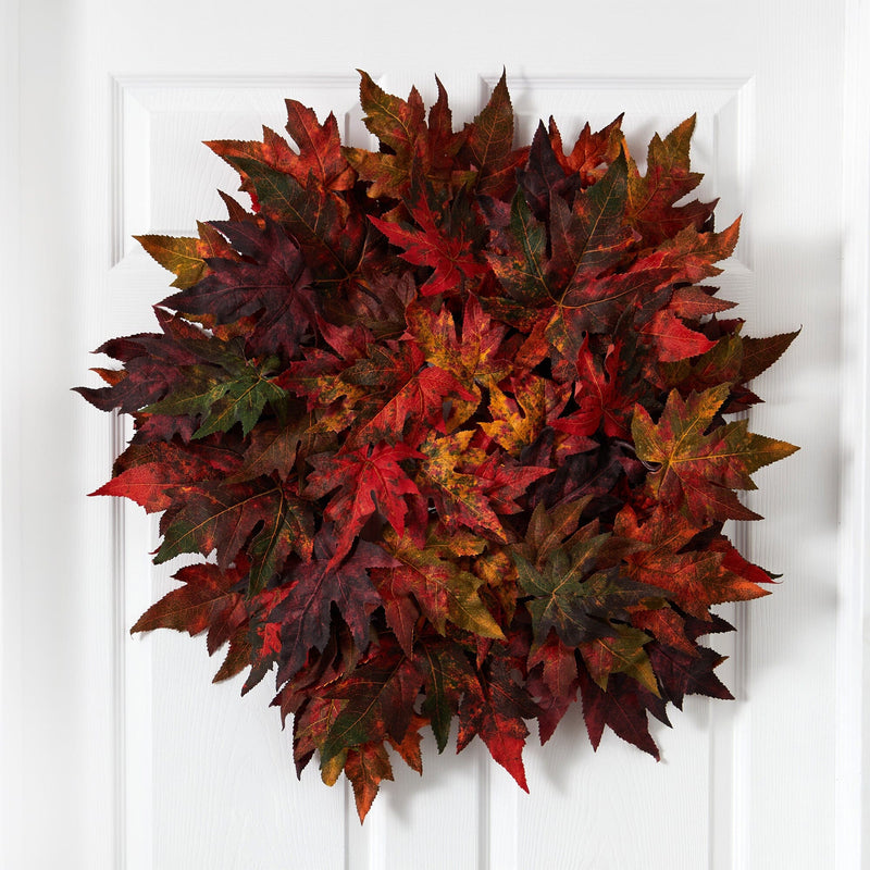 30" Maple Leaf Wreath