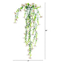 30" UV Resistant Artificial Daisy Hanging Plant (Indoor/Outdoor) - Set of 6
