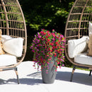 30" UV Resistant Artificial Daisy Hanging Plant (Indoor/Outdoor) - Set of 6