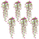 30" UV Resistant Artificial Daisy Hanging Plant (Indoor/Outdoor) - Set of 6