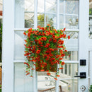 30" UV Resistant Artificial Daisy Hanging Plant (Indoor/Outdoor) - Set of 6