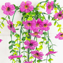 30" UV Resistant Artificial Daisy Hanging Plant (Indoor/Outdoor) - Set of 6