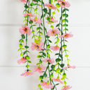 30" UV Resistant Artificial Daisy Hanging Plant (Indoor/Outdoor) - Set of 6