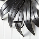 30” x 30” Brushed Metal Daisy Flower Sconce Candle Holder Wall Art Decor