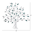 30” x 30” Hand-Painted Metal Tree of Life Wall Art Decor