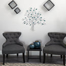 30” x 30” Hand-Painted Metal Tree of Life Wall Art Decor