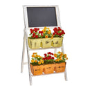 31” Japanese Artificial Plant in Farmhouse Stand and Chalkboard by Nearly Natural