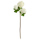 33” Snowball Hydrangea Artificial Flower (Set of 2)