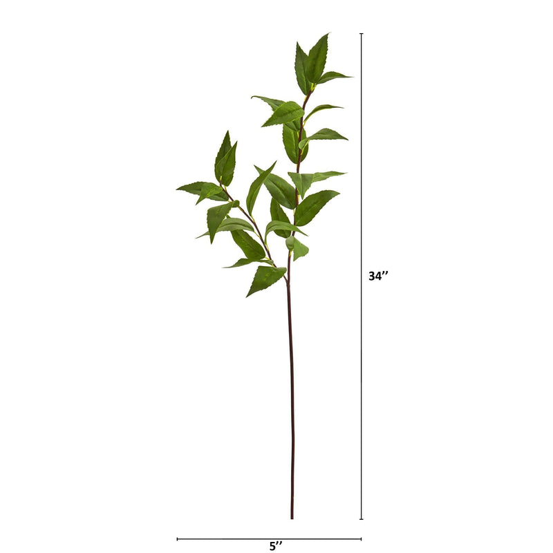 34” Laurel Leaf Artificial Spray (Set of 6)