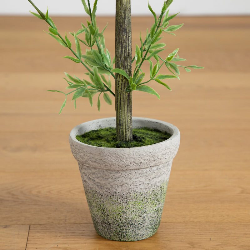 34” Lavender Topiary Artificial Tree, photo 3 of 5