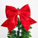 34" UV Resistant Pre-Lit Artificial Spiral Pop Up Christmas Tree with 45 LED Lights and Bow Topper (Indoor/Outdoor)