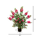 3.5’ Artificial Bougainvillea Tree