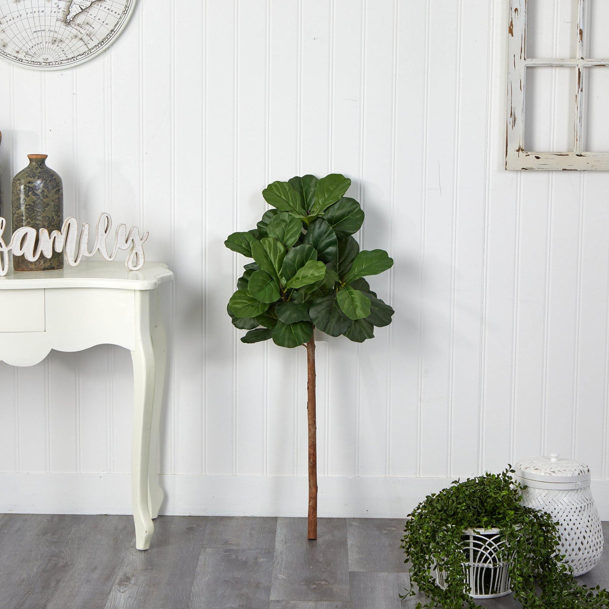 3.5' Fiddle Leaf Artificial Tree (No Pot), photo 3 of 3