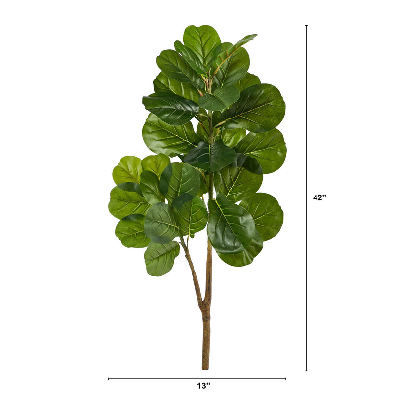 3.5’ Fiddle Leaf Fig Artificial Tree (No pot), photo 2 of 3
