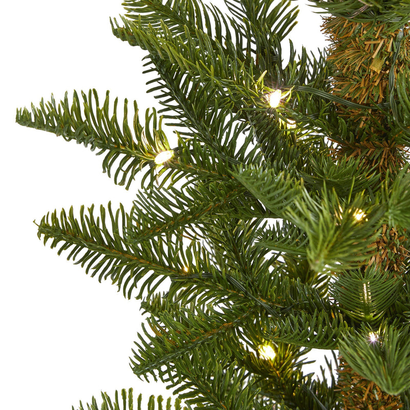4’ Alaskan Alpine Artificial Christmas Tree with 50 Clear Microdot (Multifunction) LED Lights and 56 Bendable Branches, photo 3 of 6