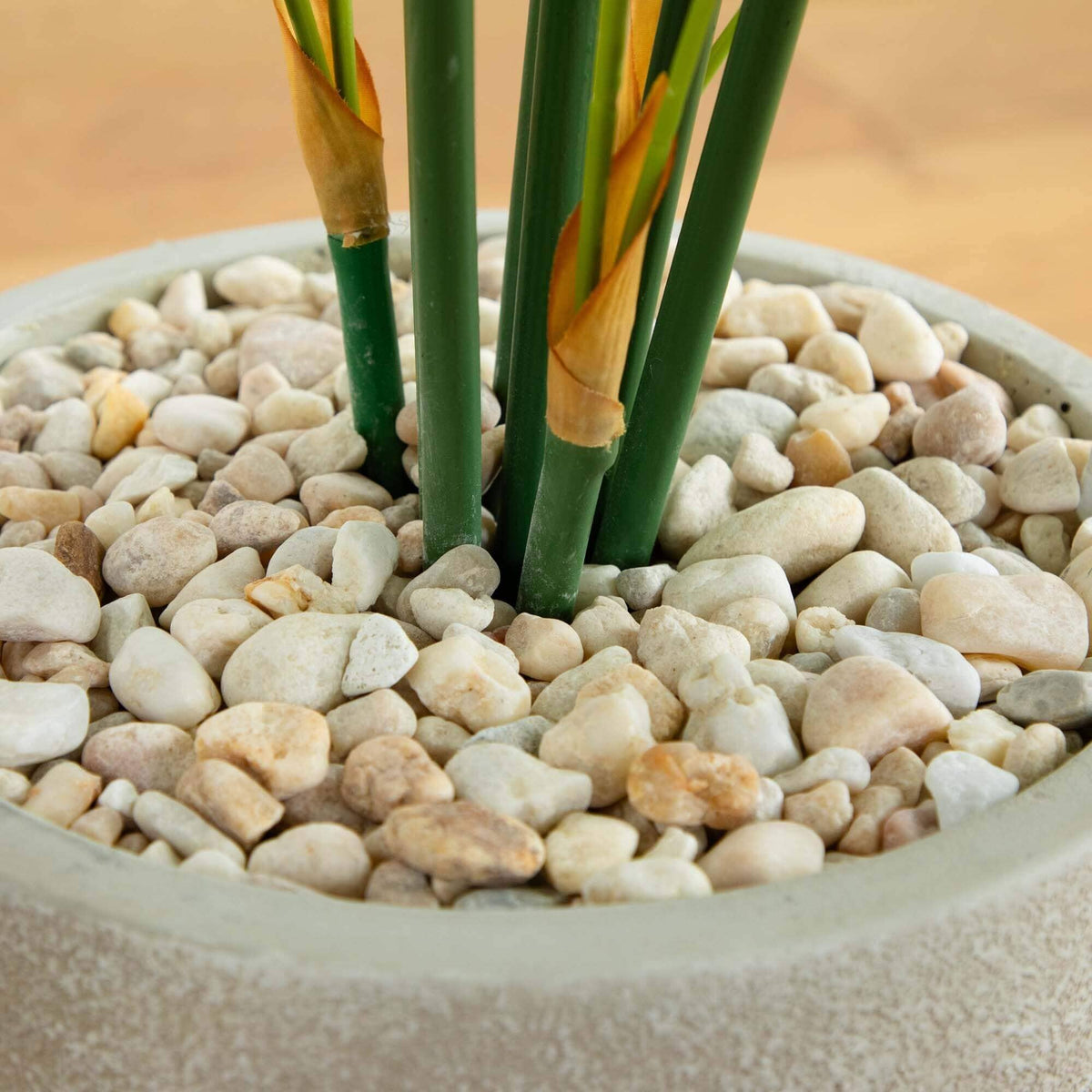 4’ Areca Artificial Palm Tree in Sand Colored Planter, photo 3 of 5