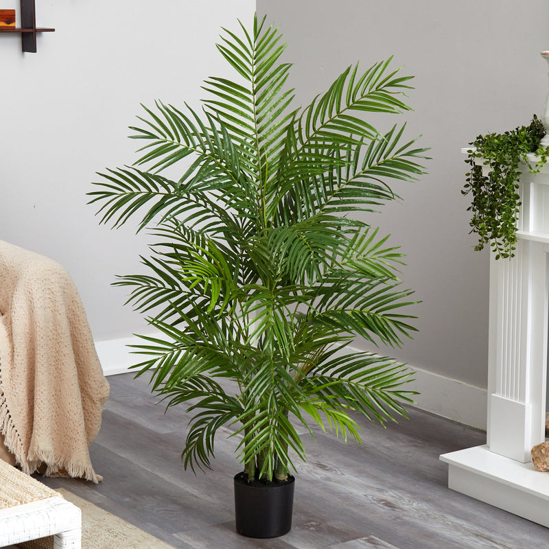 4' Areca Artificial Silk Palm Tree, photo 3 of 5