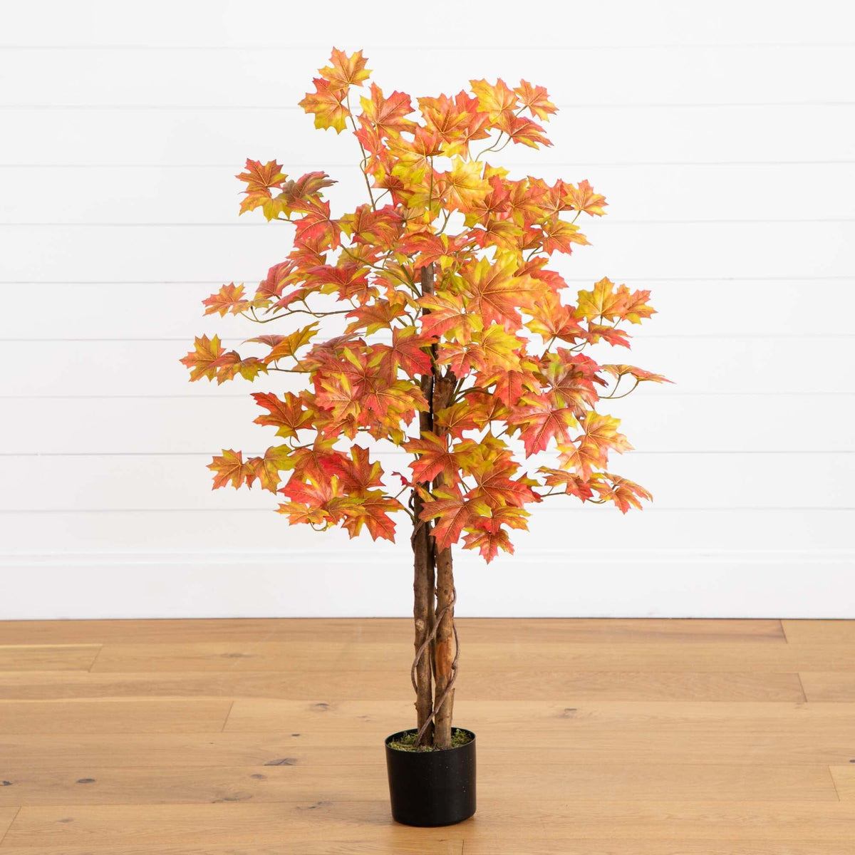 4’ Artificial Deluxe Fall Maple Tree, photo 3 of 6