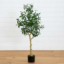 4’ Artificial Olive Tree