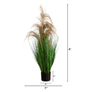 4’ Artificial Pampas Grass
