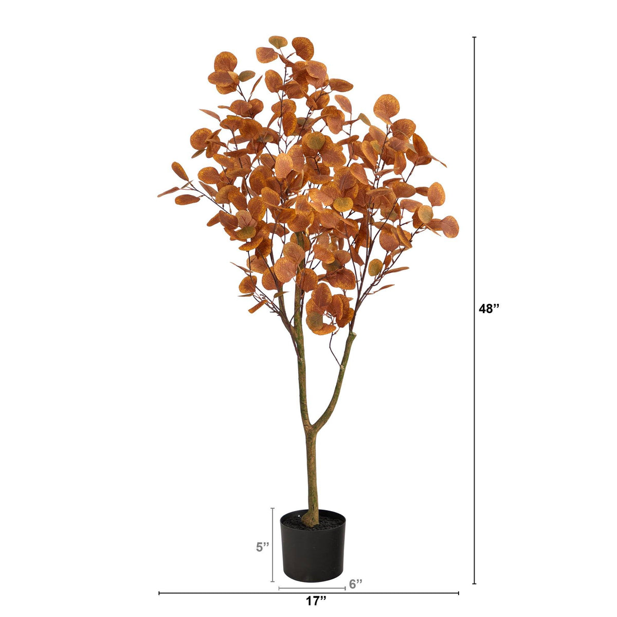 4’ Autumn Eucalyptus Artificial Tree, photo 4 of 5