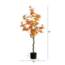 4' Autumn Maple Artificial Fall Tree