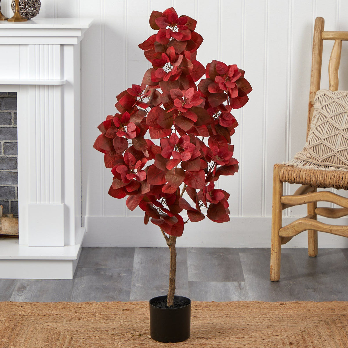 4’ Autumn Pomegranate Artificial Tree, photo 2 of 4