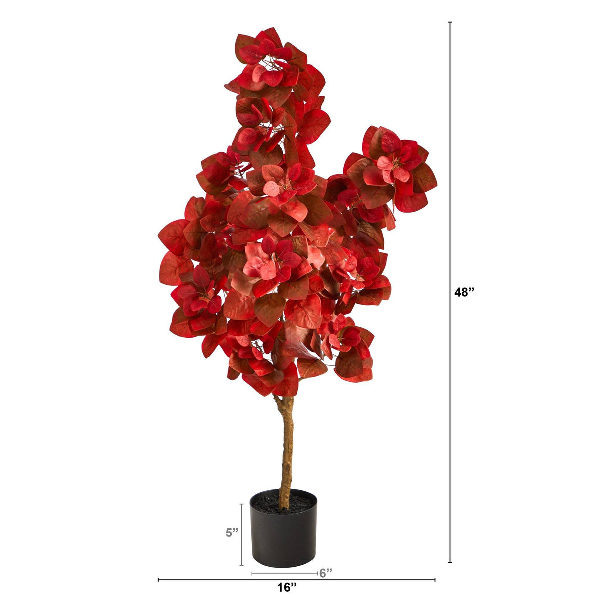 4’ Autumn Pomegranate Artificial Tree, photo 3 of 4