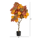 4’ Autumn Umbrella Ficus Fall Artificial Tree