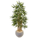4’ Beige Bamboo Artificial Tree in Sand Colored Bowl