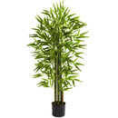 4' Bamboo Tree UV Resistant (Indoor/Outdoor) by Nearly Natural