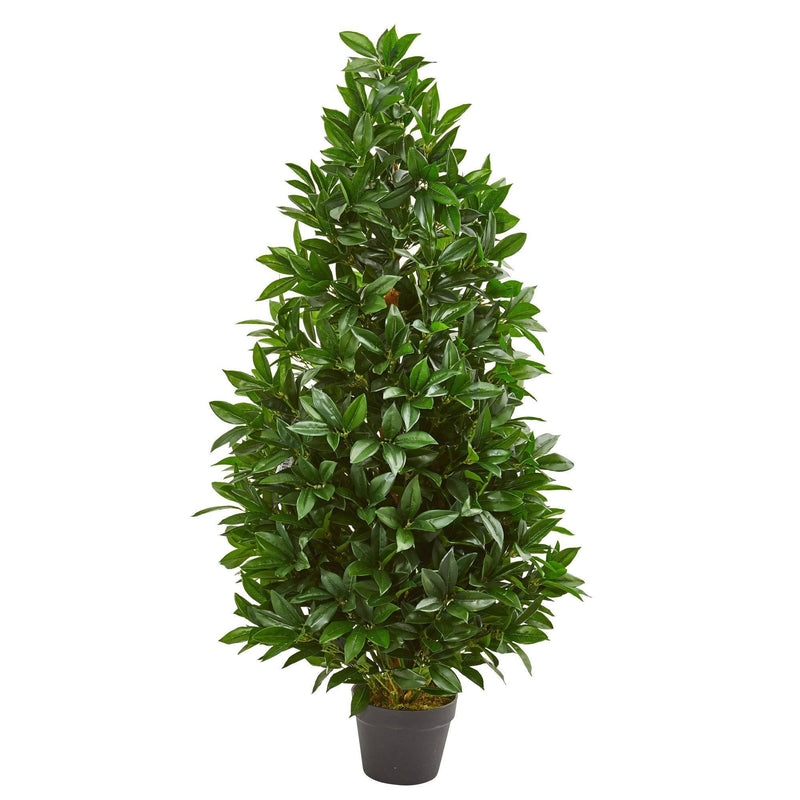 4’ Bay Leaf Artificial Topiary Tree UV Resistant (Indoor/Outdoor)