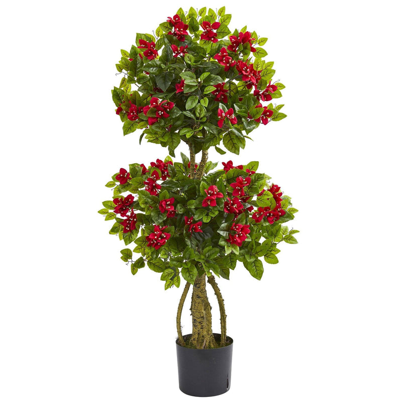 4’ Double Bougainvillea Artificial Topiary Tree