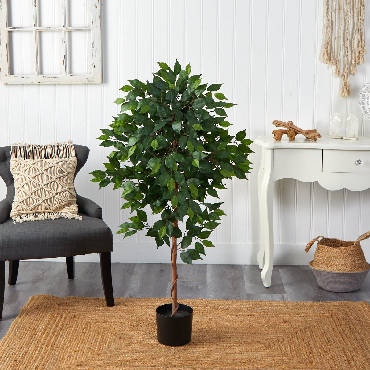 4’ Ficus Artificial Tree, photo 3 of 4
