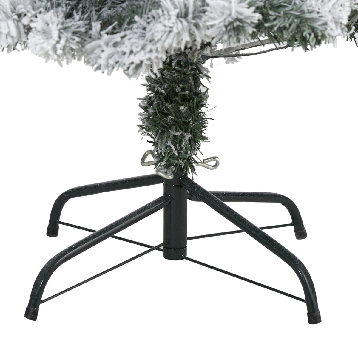4' Flocked Rock Springs Spruce Artificial Christmas Tree, photo 4 of 6