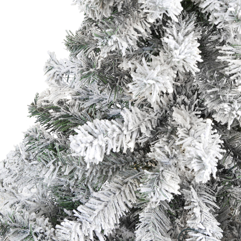 4' Flocked Rock Springs Spruce Artificial Christmas Tree, photo 3 of 6