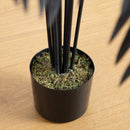 4' Artificial Halloween Black Paradise Palm Tree