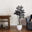 4' Artificial Halloween Black Sumac Tree