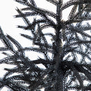 4' Artificial Halloween Real Touch Black Norfolk Pine Christmas Tree with Natural Look