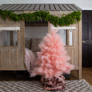 4' Artificial Pink Pampas Grass Christmas Tree