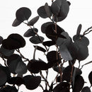 4' Pre-Lit Artificial Halloween Black Eucalyptus Tree with 160 Orange & Purple LED Lights