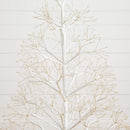 4' Pre-Lit Artificial White  Starburst Tree with 800 Fairy Warm White LED Lights