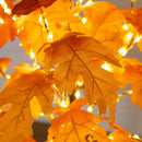 4' Pre-Lit Autumn Maple Artificial Fall Tree with 180 Warm White LED Lights
