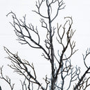 4' Pre-Lit Halloween Minimalist Twig Artificial Fall Tree with 160 Orange & Purple LED Lights