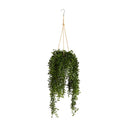 4’ Gleditsia Artificial Plant in Hanging Metal Bucket UV Resistant (Indoor/Outdoor)